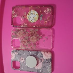 3 iphone 11 pro flower cases